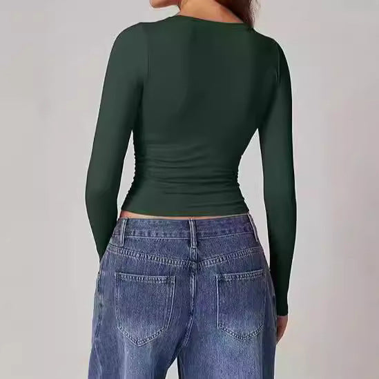 Autumn Y2K Sexy Slimming T-Shirt For Women