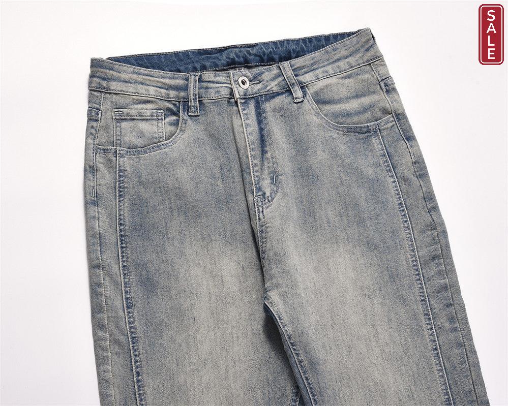 Retro Washed Jeans Men's Loose All-matching