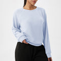 Womens Loose-fitting Long-sleeve Athletic Top