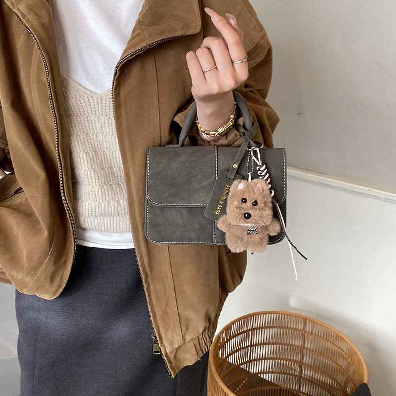 Small Matte Handheld Square Bag A Versatile Casual Crossbody Or Shoulder Bag That Pairs Effortlessly With Any Outfit