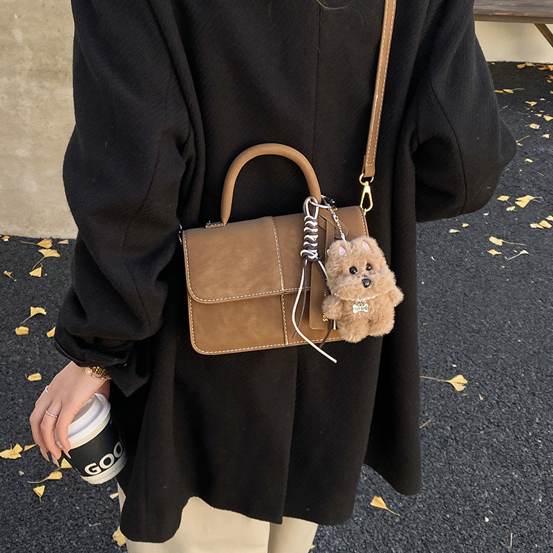 Small Matte Handheld Square Bag A Versatile Casual Crossbody Or Shoulder Bag That Pairs Effortlessly With Any Outfit