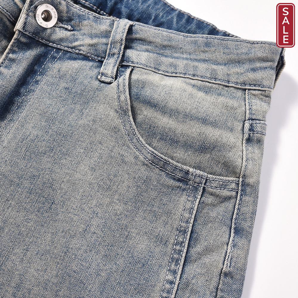 Retro Washed Jeans Men's Loose All-matching
