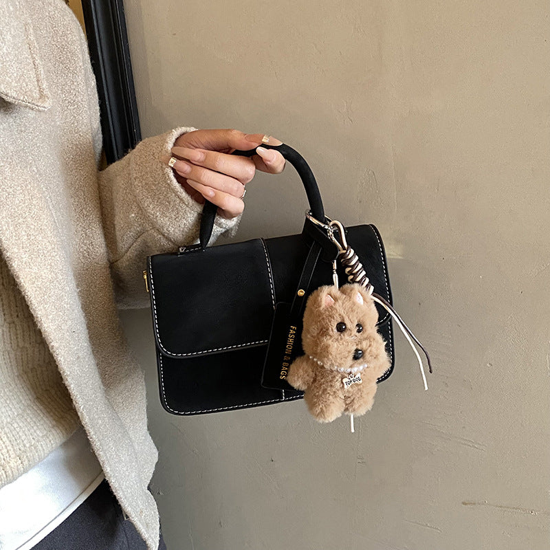 Small Matte Handheld Square Bag A Versatile Casual Crossbody Or Shoulder Bag That Pairs Effortlessly With Any Outfit