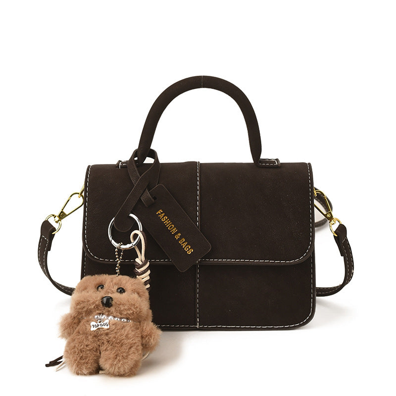 Small Matte Handheld Square Bag A Versatile Casual Crossbody Or Shoulder Bag That Pairs Effortlessly With Any Outfit