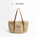 New Bohemian Style Minimalist Straw Bag For Beach And Seaside Vacations