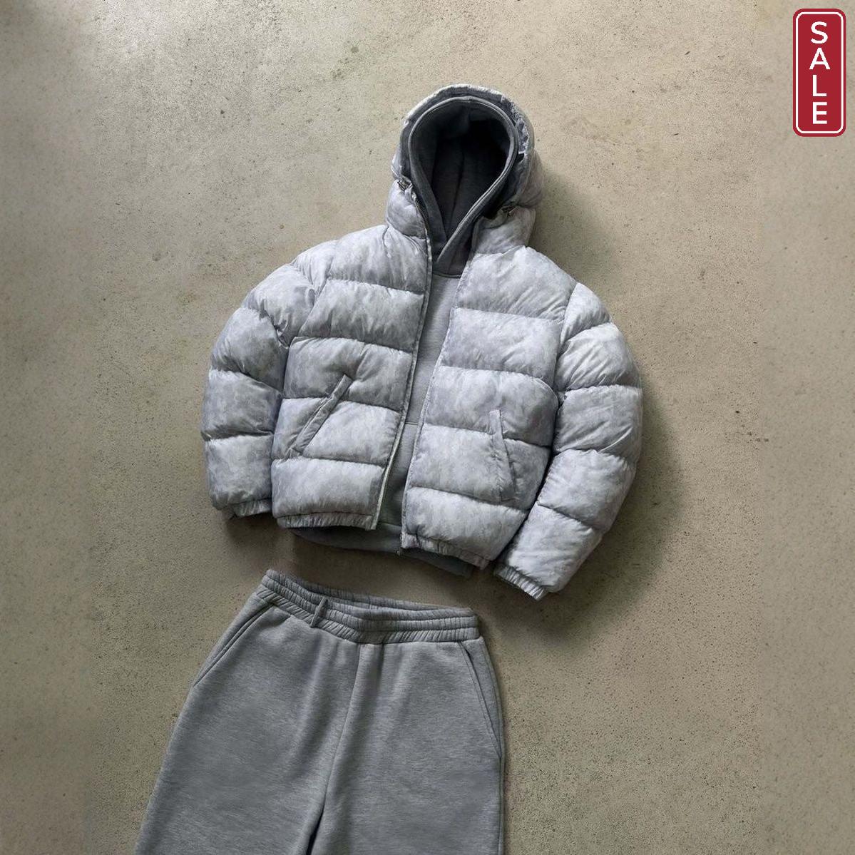 Mens And Womens Cotton-padded Hooded Jackets