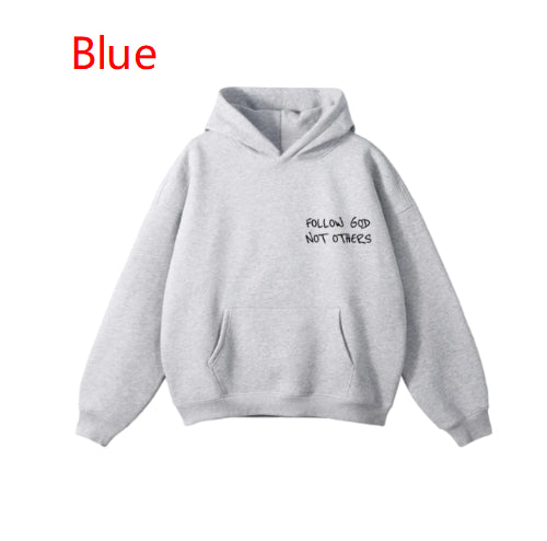 European Size Drop-shoulder Sleeve Casual Sports Hoodie Sweater