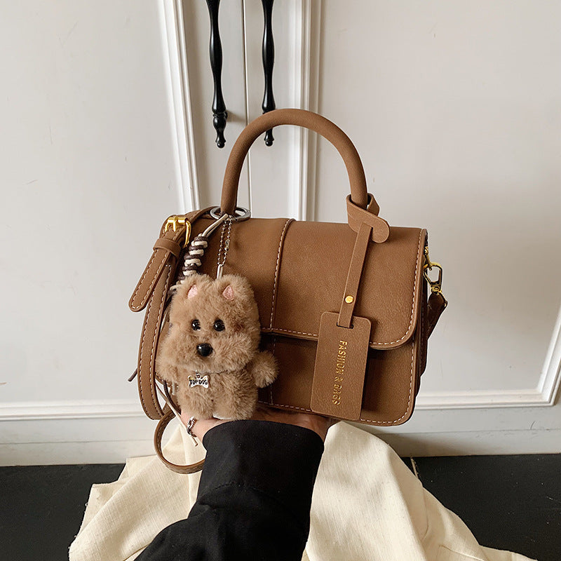 Small Matte Handheld Square Bag A Versatile Casual Crossbody Or Shoulder Bag That Pairs Effortlessly With Any Outfit